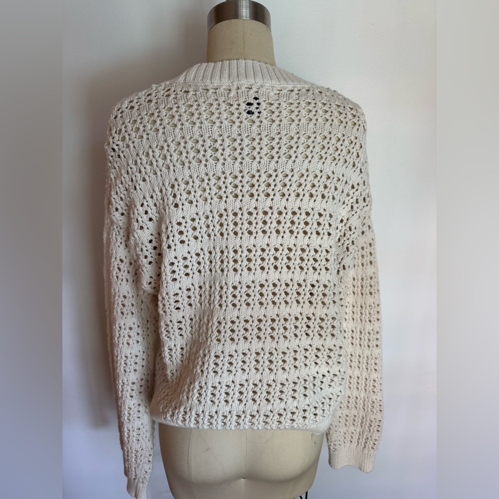 Universal Thread Openwork Crewneck Pullover Sweat… - image 3